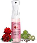 Orientfashion Moisturizing Refreshing Spray for Locs- Rose Water Hair Scalp Moisturizer, Castor Oil- Natural Loc Care and Maintenance (Rose, 10 Fl oz)