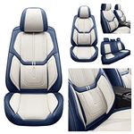 LXQHWJ Car Seat Covers Universal Full Set for Ford Mustang GT Coupe/Mustang GT Cabriolet/Mustang SVT Cobra Coupe(P47)/Mustang Coupe(P40) Car Seat Accessories, Blue