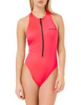 Calvin Klein Women Bathing Suit One Piece Racerback Design, Red (Signal Red), S