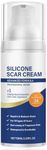 Silicone Scar Cream, Scar Gel for All Old and New Scars, Professional Overnight Scar Removal Cream for Surgical, C-Section, Tummy Tuck, Keloid Scars, Stretch Marks, 50ml (1.69 FL.OZ)
