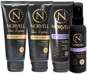 Norvell Venetian Self-Tanning Maintenance System - Renewing Exfoliator (2.5 oz) Body Buff eXmitt (Single) Venetian 4-Face (2 oz) pH Balancing Cleanser (2.5 oz) Venetian Gradual Tanner (2.5 oz)