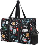 NGIL Zip-Top Tote Bag with Exterior