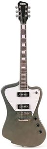 EGRK Solid Body Electric Guitar, Mahogany Body, 22 Rounded End Frets, Bone Nut, Right Handed Guitar for Beginners and Intermediate Players