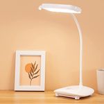 MAYTHANK Cordless Desk Lamp Reading Lamp USB Rechargeable 2 Battery 40 LED Dimmable Touch 3 Colors Table Lamp Children Table Lamp Portable Eye Protection for Reading Study