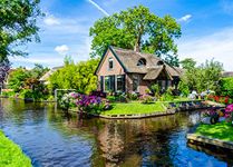 Giethoorn Village Jigsaw Puzzles for Adults 1000 Pieces Venice of the North Jigsaw Puzzles for Adults Gifts