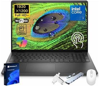 Dell 16" Touchscreen Business Laptop 2025 New, 16 inch FHD+ WUXGA, Intel Core 7 150U, 32 GB DDR5 5600MHz, 2 TB SSD, FHD Camera, Backlit Keyboard, Windows 11 Pro