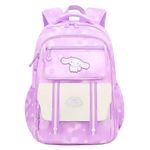 FunBlast School Backpack for Girls - Kawaii School Bag, Multifunctional Large Capacity Bag for Girls Kids, Elementary School Schoolbag for Girls, Travel Bag, Picnic Bag (45 X 30 X 20 CM) (Purple)