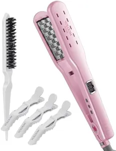 Voloom Petite 1” Inch Professional Volumizing Ceramic Hair Iron | for Medium Length or Fine Texture Hair Volume | Adjustable Temp | Auto Shut-Off