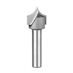 SpeTool 8mm Roundover Cutter for Cutting Shaft Tips with 16mm Cutting Diameter 8mm Radius Carbide Bits with 2 Flute Tips and Round Edges CNC Milling Cutter Woodworking Carving Tool