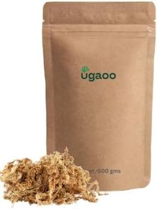 UGAOO Natural Dried Moss for Plants | Green Sphagnum Moss for Moisture Retention & Root Development (500 G)