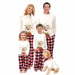 starkit Christmas Matching Family Pajamas Sets, Matching Sets Christmas PJs for Family Pajamas (Kids, 5 Years, Style#a)