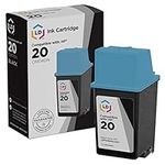 LD Remanufactured Ink Cartridge Replacement for HP 20 C6614DN (Black)