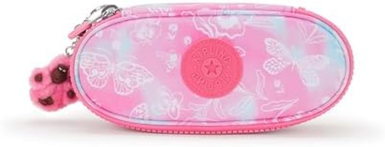 Kipling DUOBOX Étui à crayons de taille moyenne, pochettes, étuis, Garden Clouds (Rose)