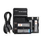 DSTE D-Li50 Li-ion Battery (2-Pack) and Micro USB Charger Suit for Pentax K10D K20D