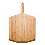 Ooni 16” Bamboo Pizza Peel – Wooden Pizza Peel 16 Inch, Pizza Spatula Paddle, Pizza Cutting Board, Wood Pizza Turning Peel, Pizza Oven Accessories, Pizza Tools, Pizza Peel Wood, Pizza Board