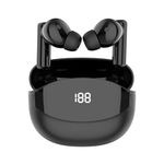 Mate80 TWS Earphones, ANC+ENC, V 5.4 Bluetooth Earphone, Touch Control, Fast Charge, Long Lasting Battery, Type-C, LED Power Display, IPX4 Rating, Designed for iphone, Android, Mac and Windows, Black.