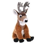 Wild Republic White-Tailed Buck Plush, Stuffed Animal, Plush Toy, Gifts for Kids, Cuddlekins 12 Inches