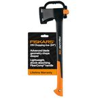 Fiskars X15 Splitting Axe, Wood Splitter Tree Branch Cutter, Shock-Absorbing FiberComp Handle, Lightweight Firewood Medium to Large Logs, 23.5", Black
