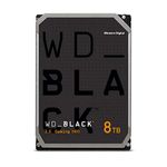 Western Digital 8TB WD Black Performance Internal Hard Drive HDD - 7200 RPM, SATA 6 Gb/s, 256 MB Cache, 3.5" - WD8001FZBX