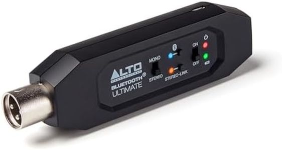 Alto Professional Bluetooth Ultimate - XLR Equipped Rechargeable Stereo Bluetooth Receiver For Mixing Desk/Audio Mixer Setups and Active PA systems