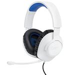 JBL Quantum 100P Console - Gaming Headset for PlayStation (White)