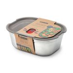 BLACK + BLUM Microwavable Stainless Steel Lunch Box | Multi-Function, Vacuum Sealed Container for Healthy Food | Portable and Stackable Food Storage for Office and Outdoor | 40 oz / 1200 ml