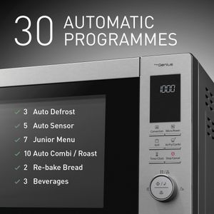 Panasonic 34L Combination Microwave Oven – Stainless Steel