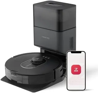 roborock Q5 Max+ Robot Vacuum with Self-Empty Dock, Upgraded from Q5+, 5500 Pa Suction, DuoRoller Brush, Hands-Free Cleaning for up to 7 Weeks, PreciSense LiDAR Navigation, App & Voice Control