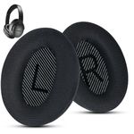 Fabric Comfort - Wzsipod Ear Pads for Bose QuietComfort 35/ QC35ii Headphones, Compatible with QC45 QC25 QC2 QC15 & More Series, Replacement Exclusive Styles, S1