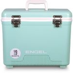 ENGEL Cooler Box 19qt (18 litres) Leak-Proof, Air Tight, Drybox Cooler for Camping, Fishing, Hiking, Small Hard Shell Lunchbox Cooler for Men & Women