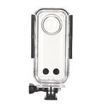 Dive Case for Insta360 X3, 40m/131ft Waterproof Housing Case, Underwater Photography Protective Case for Insta360 X3 Panoramic Camera, with Bracket Accessories