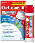Cortizone-10 Soothing Aloe Easy Relief Applicator, Maximum Strength 1% Hydrocortisone, Fast-Acting, No Mess Anti-Itch Liquid for Bug Bites, Rash, Inflammation, Eczema, Psoriasis, Poison Ivy, Oak & Sumac, 36mL