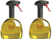 HIC Harold Import Evo Oil Sprayer Bottle for Cooking Oils, Set of Two, 18-Ounce Capacity