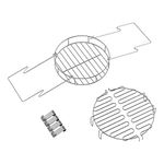 Turkey Fryer Replacement Parts Kit for Char-Broil The Big Easy Accessories, Bunk Bed Basket, Leg Rack, Rib Hooks, Oilless Turkey Fryer Accessories Kit for Thanksgiving & Christmas