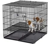 Midwest Homes for Pets Puppy Playpen with 1-Inch Floor Grid and Plastic Pan, 36-Inch Long x 36-Inch Wide x 30-Inch High