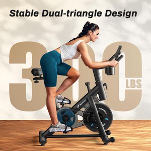 MERACH Exercise Bike with LED Display – Indoor Cycling Trainer