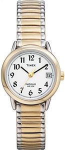 Timex Women's Easy Reader Watch, Two-Tone/Two-Tone/White/C/25mm, 25mm, Easy Reader Watch