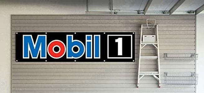 Daoops Mobil 1 Flag Automotive Oil Shop Racing 2x8ft Banner