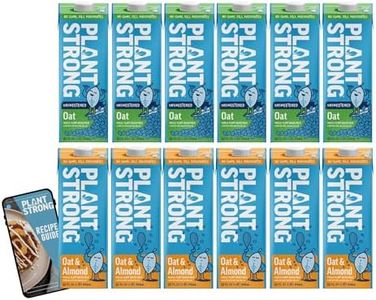 Plant Strong Oat and Oat & Almond Milk Variety Bundle (12-Pack, 32 Fl. Oz.)