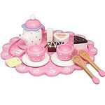 Wooden Tea Set for Little Girls, Wo