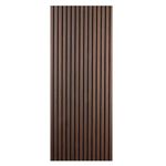 DecorAndDecor Acoustic Slat Wood Wall Panel and Ceiling Panelling Decorative 3D MDF 120 x 60 - Smoked Oak