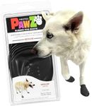 Pawz PZBLKM Water-Proof Dog Boots, Medium, 2.5-Inch to 3-Inch, Black