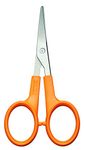 Fiskars Manicure scissors, curved, scissor length 10 cm, quality steel/plastic, Classic, 1000813, orange