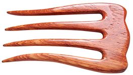 Marycrafts Wooden Simple Hair Comb Hair Pin 4 Prongs Hair Fork Hair Accessories Handmade