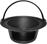 Upgrade Cast Iron Ash Can with Handle, Quantfire Charcoal Ash Basket Big Green Egg Accessories Must Haves Kamado Ash Pot Fits Large Big Green Egg