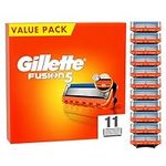 Gillette Fusion5 Razor Blades Men, Pack of 11 Razor Blade Refills with Precision Trimmer, 5 Anti-Friction Razor Blades