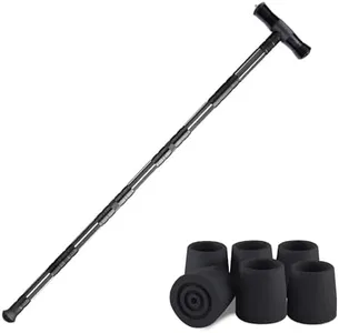 aiGear Premium Walking Hiking Stick and Anti Skid Rubber Tips