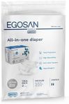 EGOSAN Ultra Incontinence Adult Diaper Brief Maximum Absorbency and Adjustable Tabs for Men and Women (Medium (2 Count Sample))