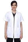 UNIFORM CRAFT Women's Polyester and Cotton Twill Lab Coat, White