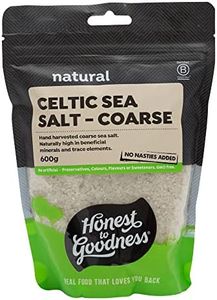 Honest to Goodness, Celtic Sea Salt - Coarse, 600 g - Abundant in trace minerals. Light sea-kissed flavour and texture contributes to its mineral magic.